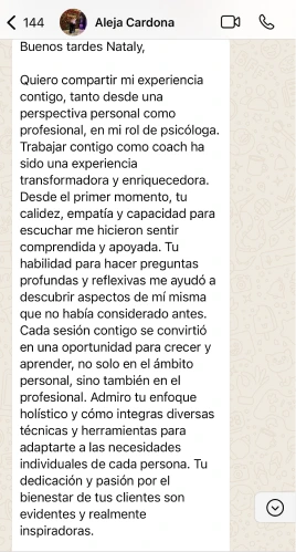 Testimonio de una mujer que vivió el proceso