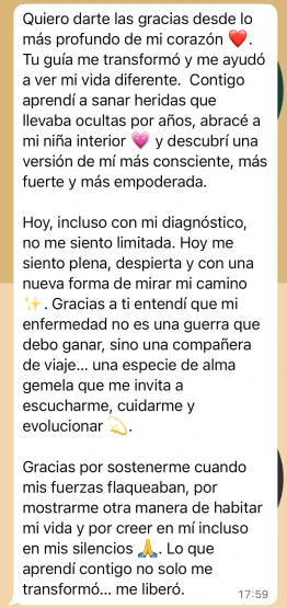 Testimonio de una mujer que vivió el proceso