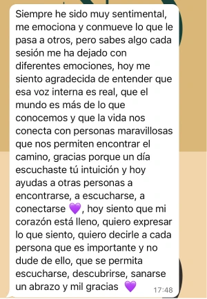 Testimonio de una mujer que vivió el proceso